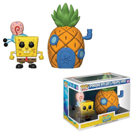 Funko Pop! Town - Spongebob Sauarepants With Gary & Pineapplge House (02) Figurines