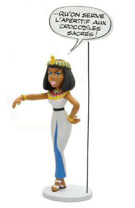 2026_PLASTOY Collection Bulles - Asterix, Cléopâtre "Qu'on serve l'apéritif..."  (18cm)