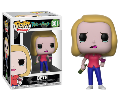 Funko POP! Animation - Rick & Morty - Beth w/ Wine Glass (301)