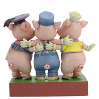 Disney Traditions - The Three Little Pigs - Silly Symphony Three Little Pigs "Squealing Siblings" (12 cm)