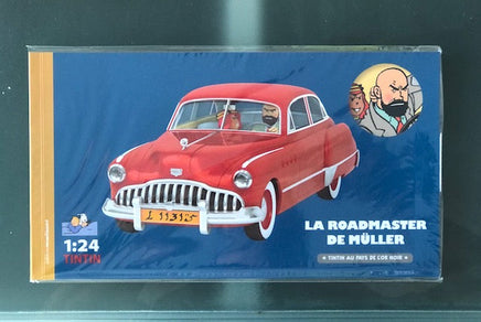 Tintin / Kuifje - Tintin's Cars 1/24 - Dr. Müller's Roadmaster (Land of Black Gold) #23 (26cm)