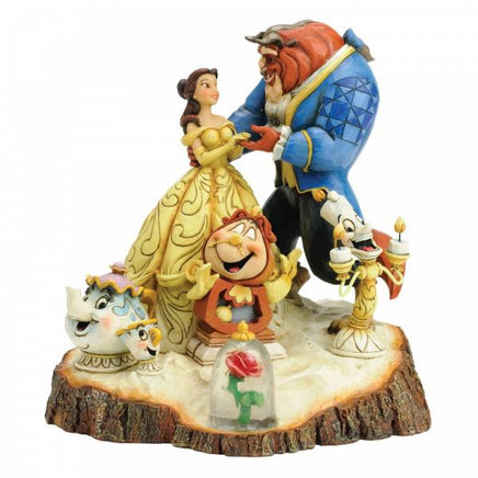 Disney Traditions - Beauty & The Beast - Carved by Heart Beauty and The Beast "Tale as Old as Time" (19 cm)