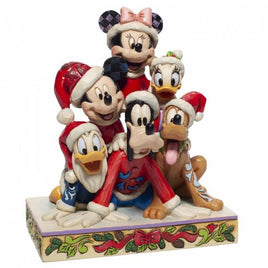 Disney Traditions - Mickey Mouse - Mickey & Friends "Piled High with Holiday Cheer" (15 cm)