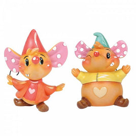 Disney The World of Miss Mindy - Cinderella - Jaq & Gus Gus (9 cm)