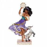 DISNEY TRADITIONS - Hunchback of Notre Dame - Esmeralda and Djali "Twirling Tambourine Player" (22cm)
