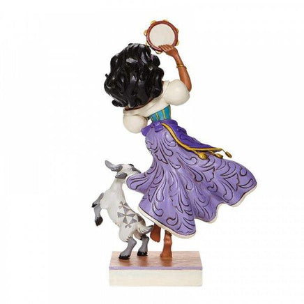 DISNEY TRADITIONS - Hunchback of Notre Dame - Esmeralda and Djali "Twirling Tambourine Player" (22cm)