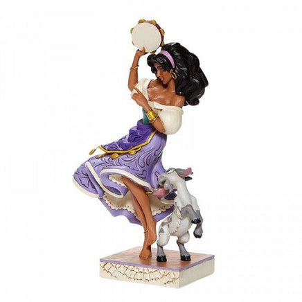 DISNEY TRADITIONS - Hunchback of Notre Dame - Esmeralda and Djali "Twirling Tambourine Player" (22cm)