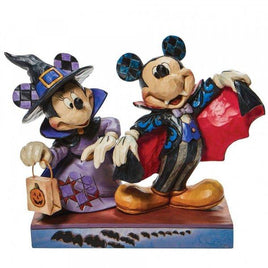 TRADITIONS Figure - Disney, Mickey Mouse - Mickey & Minnie "Terrifying Trick-or-Treaters" (13cm)