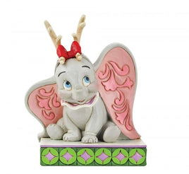 DISNEY TRADITIONS Figure - Dumbo - Flying Dumbo as a Reindeer "Santa's Cheerful Helper" (10cm)