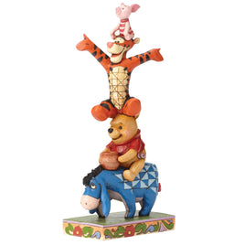 Disney Traditions - Winnie The Pooh - Eeyore, Pooh, Tigger & Piglet "Built by Friendship" (25,50 cm)