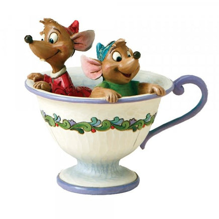 DISNEY TRADITIONS Figure - Cinderella - Jaq & Gus "Tea For Two" (12cm)