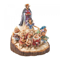 DISNEYT TRADITIONS Figure - Snow White & The Seven Dwarfs - Wood Carved Snow White (22cm)