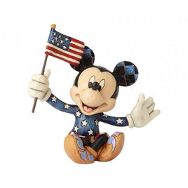 DISNEY TRADITIONS Figure - Mickey Mouse - Mickey Patriotic (9cm)