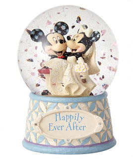 DISNEY TRADITIONS Waterball - Mickey Mouse - Mickey & Minnie Mouse "Happily Ever After" (17cm)