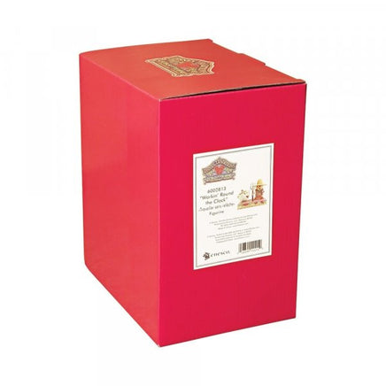 DISNEY TRADITIONS Figure - Beauty & The Beast - Mrs Potts & Cogsworth "Workin' Round the Clock" (13cm)