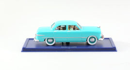 Tintin / Kuifje - Tintin's Cars 1/43 - The Turquoise Ford (Ford Custom °1949) (15cm)