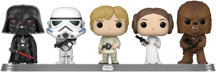 Funko Pop! Star Wars - Darth Vader / Stormtrooper / Luke Skywalker / Princess Leia / Chewbacca (5 pack) Exclusive