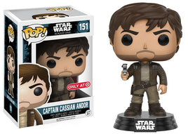 Funko Pop! Star Wars - Rogue One Captain Cassian Andor (Brown Jacket) (151) Figurines