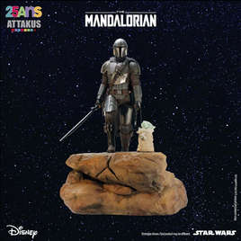 ATTAKUS  - Star Wars Statue - Diorama Collection - The Mandalorian & Grogu (1/5) (52cm)