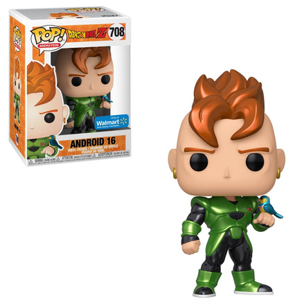 Funko POP! Animation - Dragonball Z - Android 16 (Metallic) (708) Exclusive
