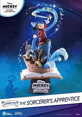 Disney - 90Th Mickey Anniversary The Sorcerers Apprentice Diorama (15 Cm) Figurines