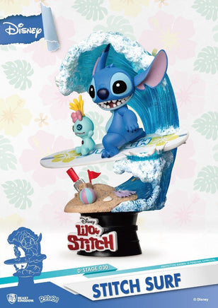 BEAST KINGDOM - Disney, Lilo & Stitch - Diorama Stitch Surf (DS030) (15 cm)