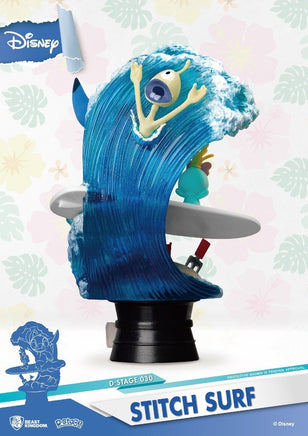 BEAST KINGDOM - Disney, Lilo & Stitch - Diorama Stitch Surf (DS030) (15 cm)
