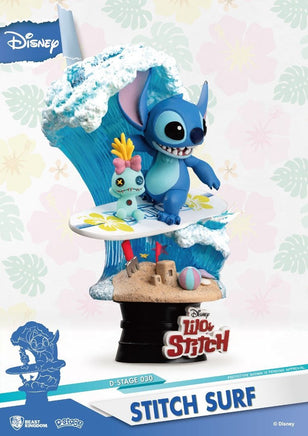 BEAST KINGDOM - Disney, Lilo & Stitch - Diorama Stitch Surf (DS030) (15 cm)