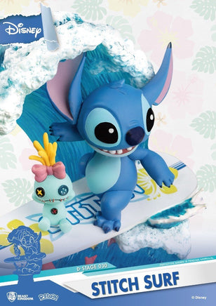 BEAST KINGDOM - Disney, Lilo & Stitch - Diorama Stitch Surf (DS030) (15 cm)