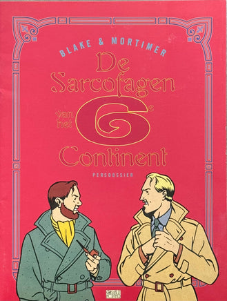 COMICS - Stripverhaal SC (NL) - Blake & Mortimer : De Sarcofagen van het 6e Continent (Persdossier) (16) (Jacobs Edgar Pierre)