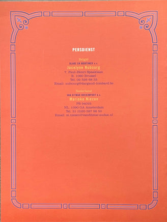 COMICS - Stripverhaal SC (NL) - Blake & Mortimer : De Sarcofagen van het 6e Continent (Persdossier) (16) (Jacobs Edgar Pierre)