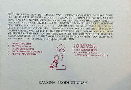 COMICS - Stripverhaal SC (NL) - Kuifje / Suske & Wiske (Parodie) : Zwarte Knots (3) (Seks Spots)