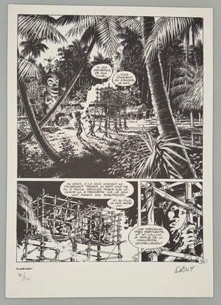 COMICS Affiche : Arlequin - Planche Arlequin (Dany) / 50 ex + signed