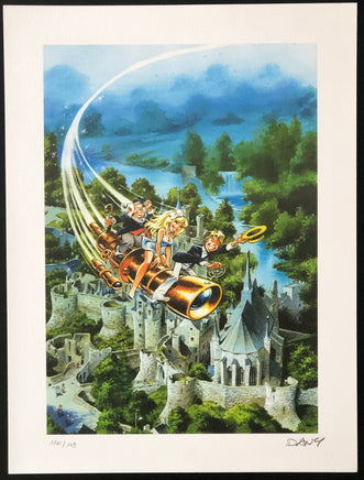COMICS Affiche : Olivier Rameau - Olivier Rameau & Colombe Tiredaile (Dany) / 149 ex + signed