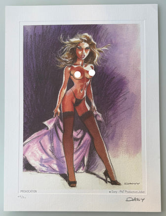 COMICS Affiche : Pin-Up - Provocation (Dany) / 50 ex + signed
