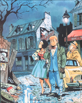 COMICS Ex-libris : Hommage Gil Jourdan / Hommage Guus Slim (Meynet Felix)