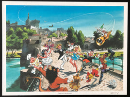 COMICS Ex-libris : Olivier Rameau / Roze Bottel (Dany)