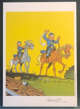 COMICS Ex-libris : The Bluecoats / Les Tuniques Bleues / De Blauwbloezen (Lambil)