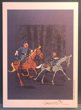 COMICS Ex-libris : The Bluecoats / Les Tuniques Bleues / De Blauwbloezen (Lambil)