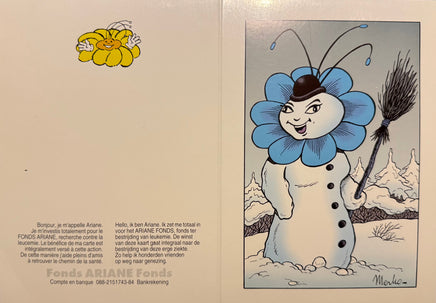 COMICS Print : Ariane Fonds 'Snowman' (Merho) (°2000)