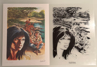 COMICS Print : Histoire sans héros -Vingt ans après (Dany) / 20 ex (HC) + signed