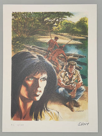 COMICS Print : Histoire sans héros -Vingt ans après (Dany) / 20 ex (HC) + signed