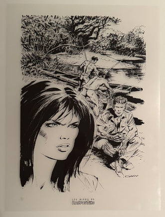 COMICS Print : Histoire sans héros -Vingt ans après (Dany) / 20 ex (HC) + signed