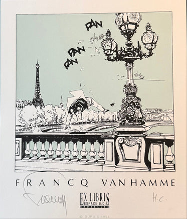 COMICS Print : Largo Winch 'H' (Francq Philippe) (°1994)