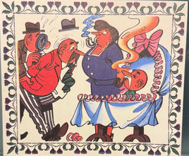 COMICS Print : Nero 'Bedanking geboorte Jean-Claude <Clo-Clo>' (Marc Sleen)