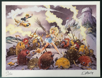 COMICS Ex-libris : Olivier Rameau / Roze Bottel (Dany)