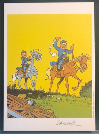 COMICS Ex-libris : The Bluecoats / Les Tuniques Bleues / De Blauwbloezen (Lambil)