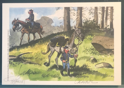 COMICS Ex-libris : The Bluecoats / Les Tuniques Bleues / De Blauwbloezen (Lambil)