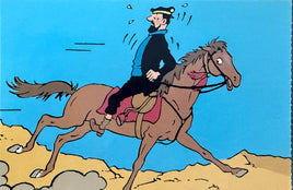 COMICS Print : Tintin 'Haddock_Q8' (Hergé) (°1988)