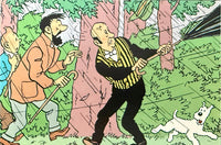 COMICS Print : Tintin 'Nestor_Q8' (Hergé) (°1988)